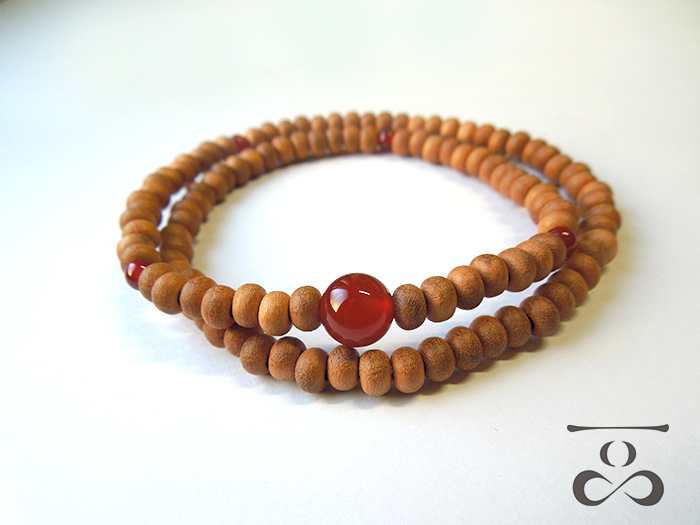 【一品(ひとしな)】108ブレス「桜×瑪瑙」