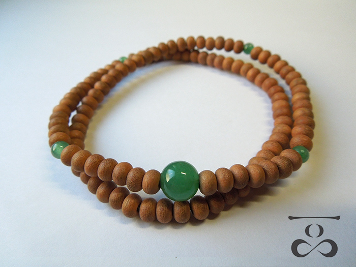 【一品(ひとしな)】108ブレス「桜×アベンチュリン」